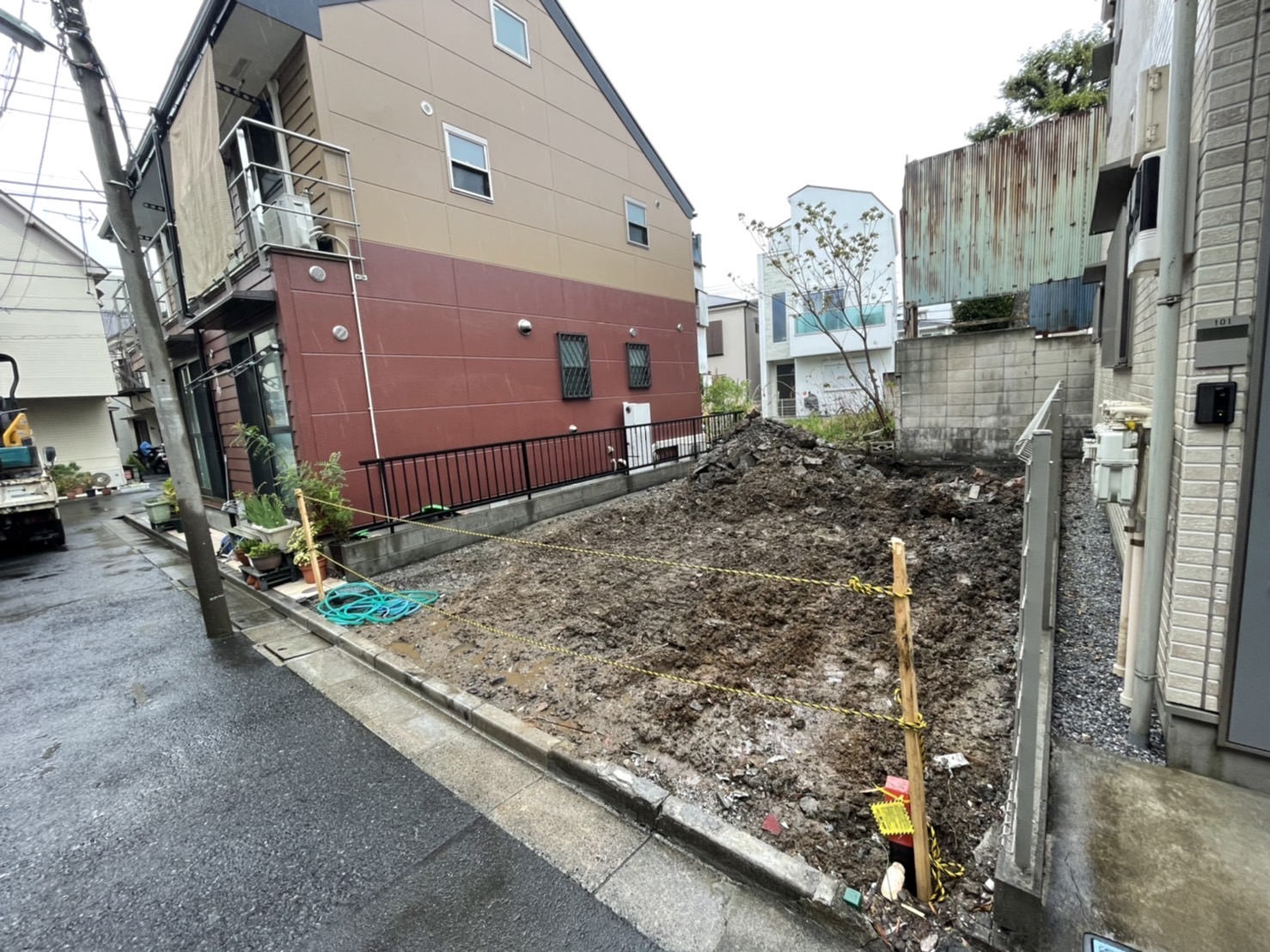 木造２階建て家屋解体工事(東京都北区神谷)　工事中の様子です。